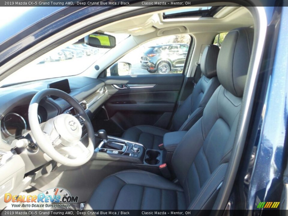 2019 Mazda CX-5 Grand Touring AWD Deep Crystal Blue Mica / Black Photo #8