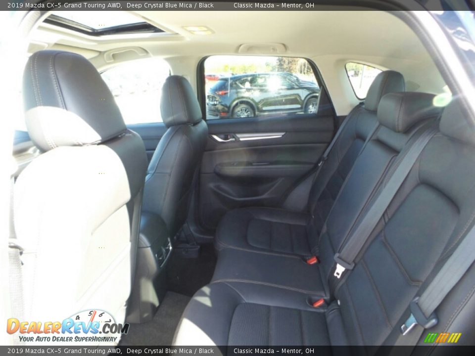 2019 Mazda CX-5 Grand Touring AWD Deep Crystal Blue Mica / Black Photo #9