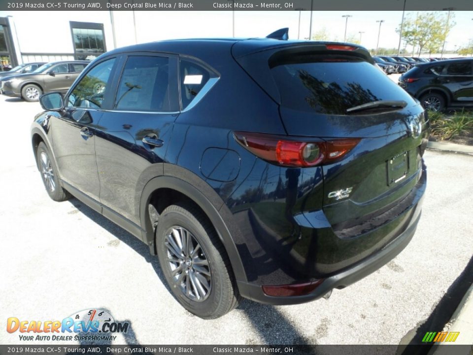 2019 Mazda CX-5 Touring AWD Deep Crystal Blue Mica / Black Photo #5