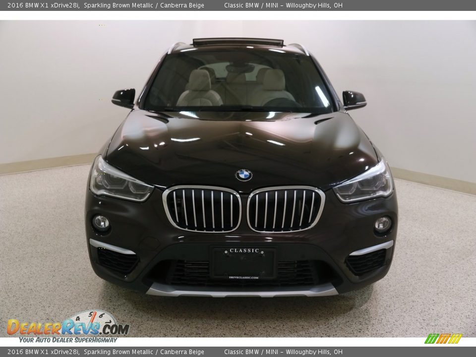 2016 BMW X1 xDrive28i Sparkling Brown Metallic / Canberra Beige Photo #2