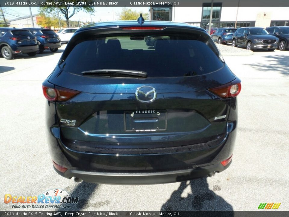 2019 Mazda CX-5 Touring AWD Deep Crystal Blue Mica / Black Photo #6