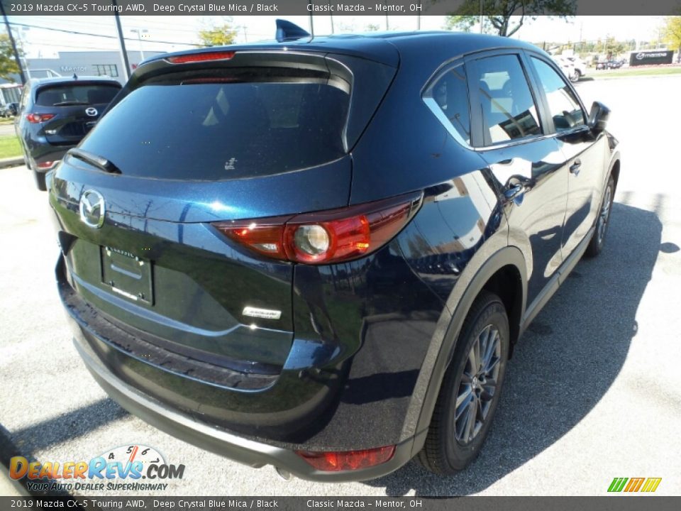 2019 Mazda CX-5 Touring AWD Deep Crystal Blue Mica / Black Photo #7