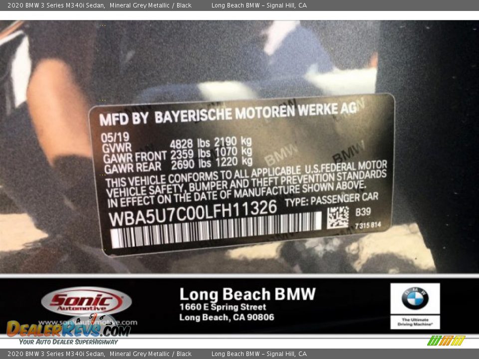 2020 BMW 3 Series M340i Sedan Mineral Grey Metallic / Black Photo #11