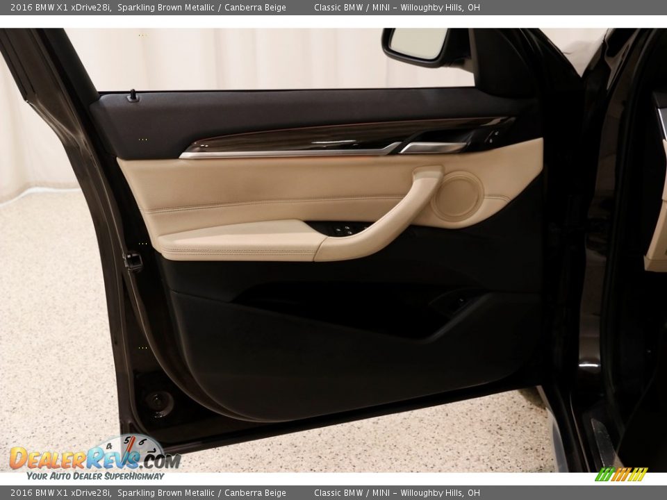 2016 BMW X1 xDrive28i Sparkling Brown Metallic / Canberra Beige Photo #4