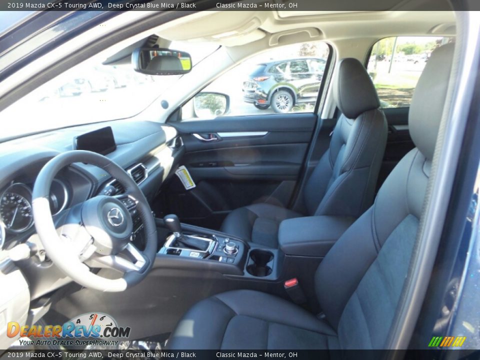2019 Mazda CX-5 Touring AWD Deep Crystal Blue Mica / Black Photo #8