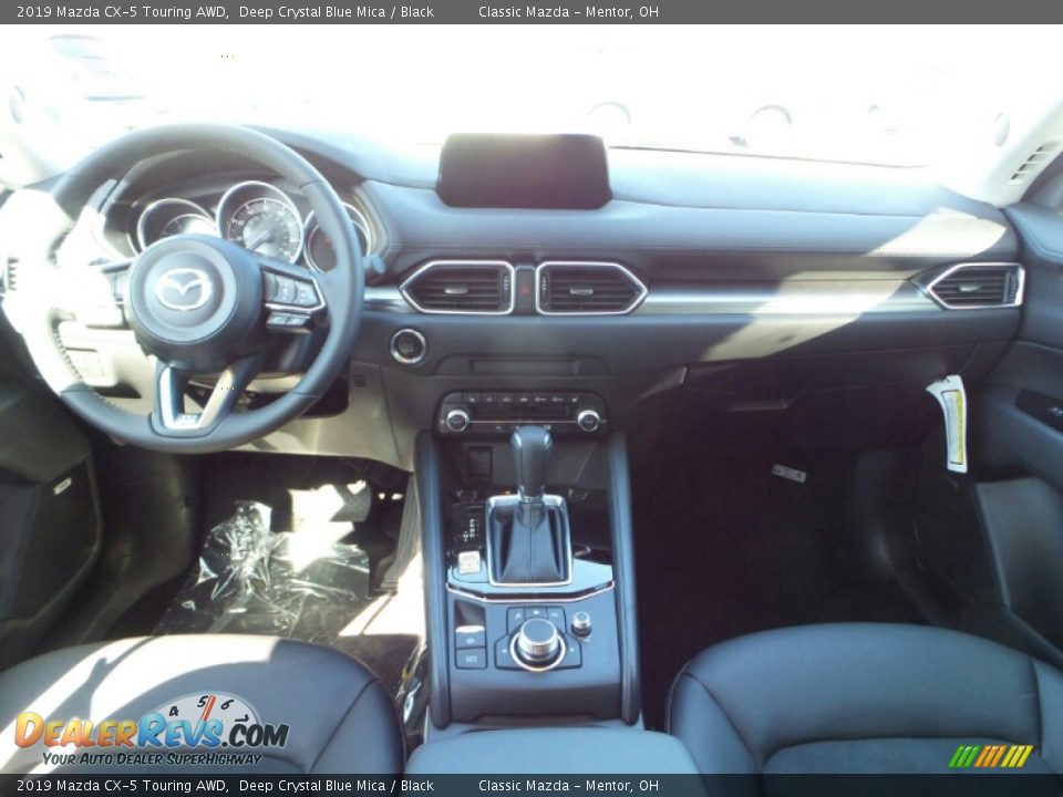 2019 Mazda CX-5 Touring AWD Deep Crystal Blue Mica / Black Photo #10