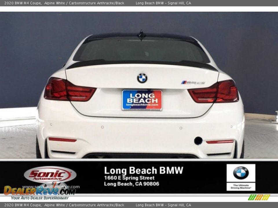 2020 BMW M4 Coupe Alpine White / Carbonstructure Anthracite/Black Photo #3