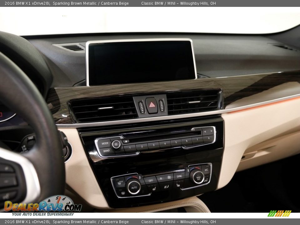 2016 BMW X1 xDrive28i Sparkling Brown Metallic / Canberra Beige Photo #9