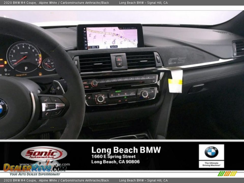 2020 BMW M4 Coupe Alpine White / Carbonstructure Anthracite/Black Photo #5