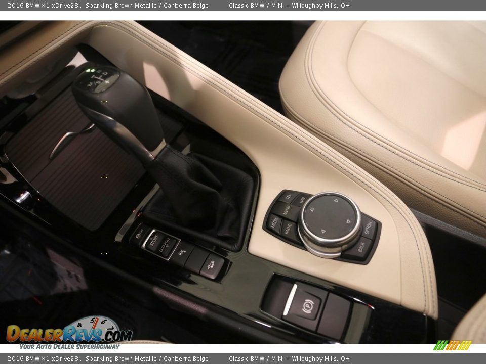 2016 BMW X1 xDrive28i Sparkling Brown Metallic / Canberra Beige Photo #15