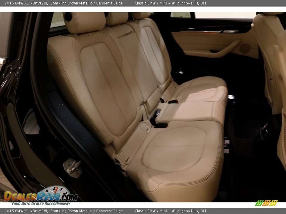 2016 BMW X1 xDrive28i Sparkling Brown Metallic / Canberra Beige Photo #18