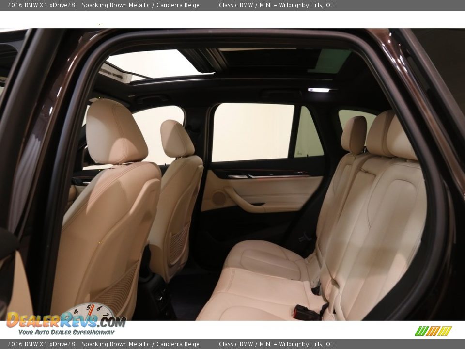 2016 BMW X1 xDrive28i Sparkling Brown Metallic / Canberra Beige Photo #19