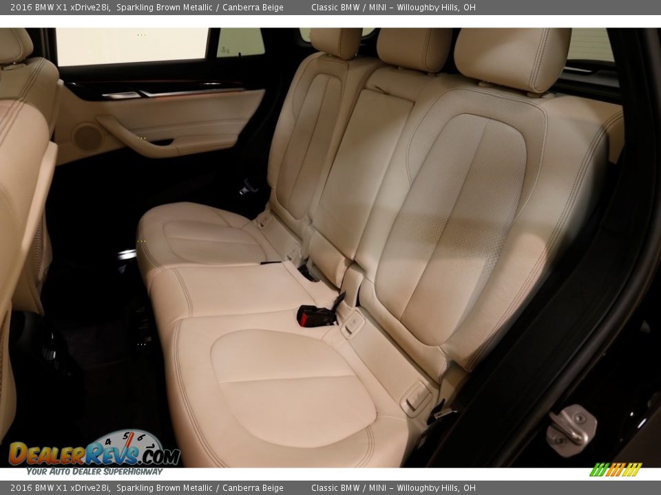 2016 BMW X1 xDrive28i Sparkling Brown Metallic / Canberra Beige Photo #20