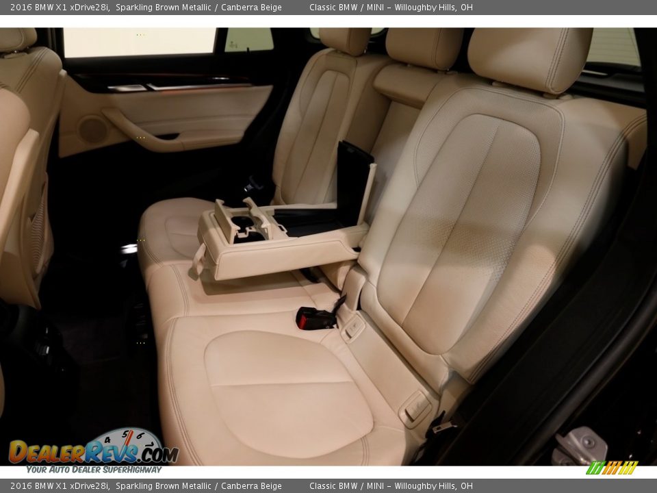 2016 BMW X1 xDrive28i Sparkling Brown Metallic / Canberra Beige Photo #21