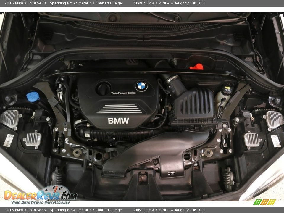 2016 BMW X1 xDrive28i Sparkling Brown Metallic / Canberra Beige Photo #23