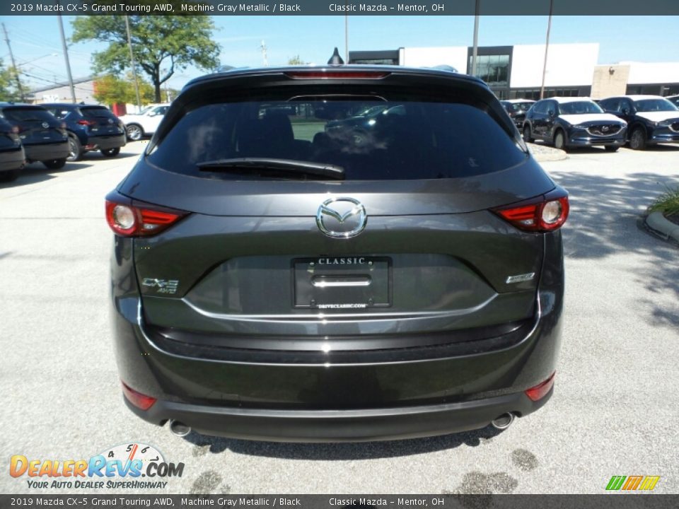 2019 Mazda CX-5 Grand Touring AWD Machine Gray Metallic / Black Photo #6