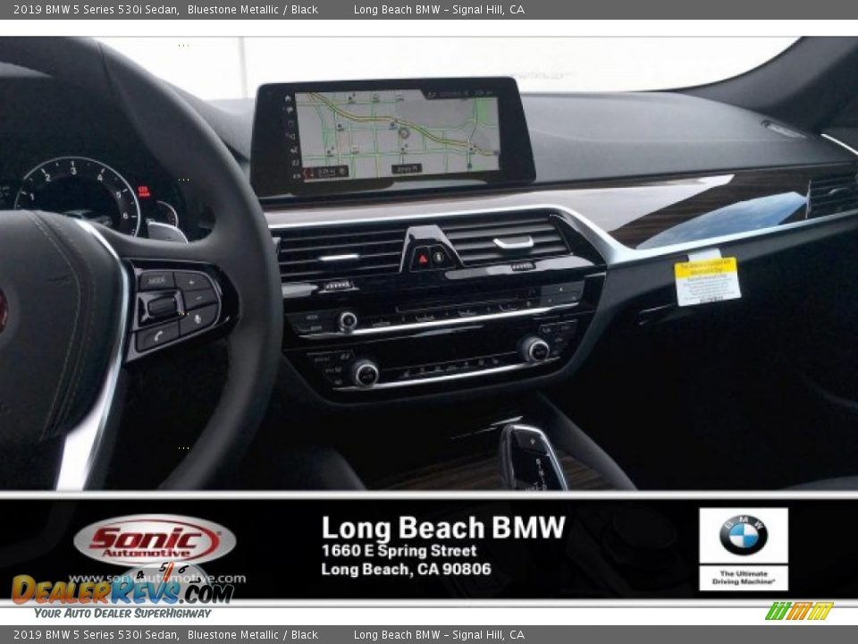 2019 BMW 5 Series 530i Sedan Bluestone Metallic / Black Photo #5