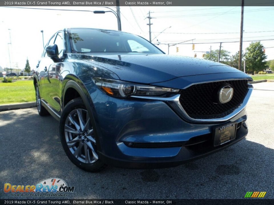 2019 Mazda CX-5 Grand Touring AWD Eternal Blue Mica / Black Photo #1