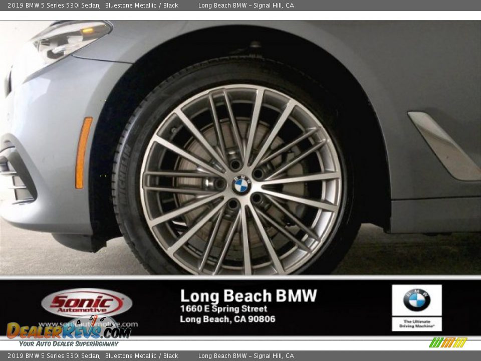 2019 BMW 5 Series 530i Sedan Bluestone Metallic / Black Photo #9