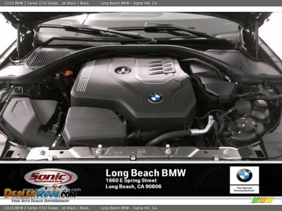 2019 BMW 3 Series 330i Sedan Jet Black / Black Photo #8