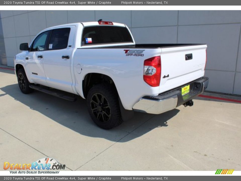 2020 Toyota Tundra TSS Off Road CrewMax 4x4 Super White / Graphite Photo #6
