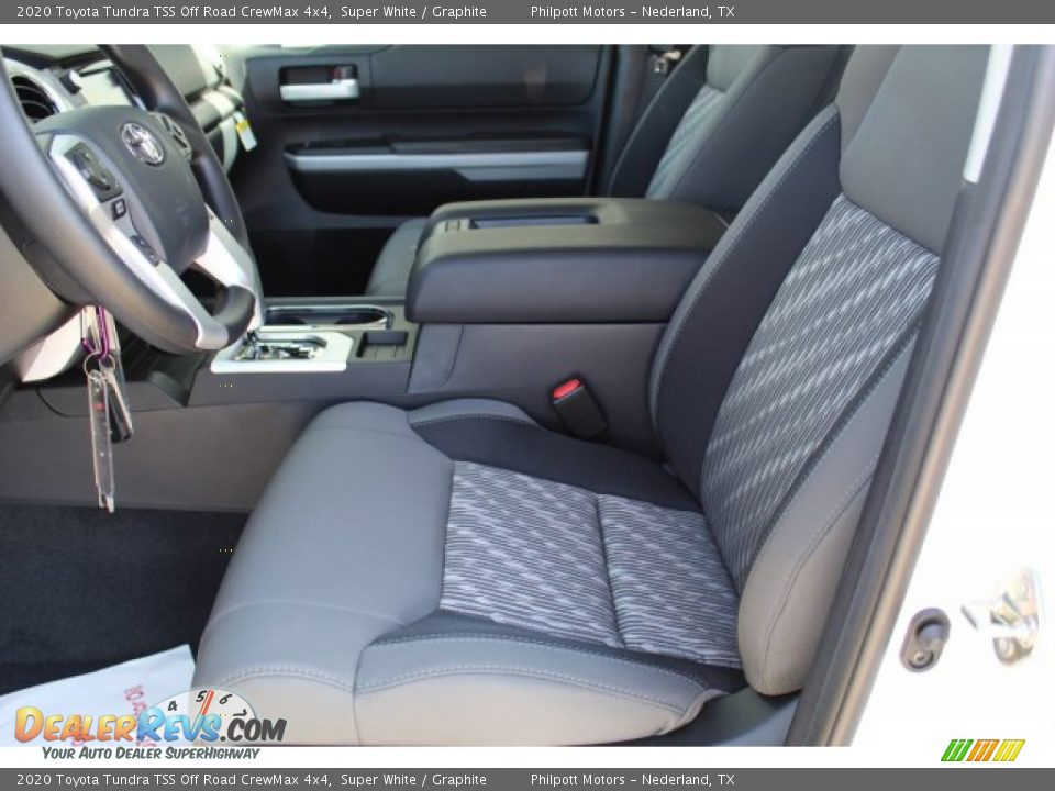 2020 Toyota Tundra TSS Off Road CrewMax 4x4 Super White / Graphite Photo #10