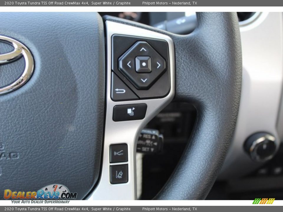 2020 Toyota Tundra TSS Off Road CrewMax 4x4 Super White / Graphite Photo #13