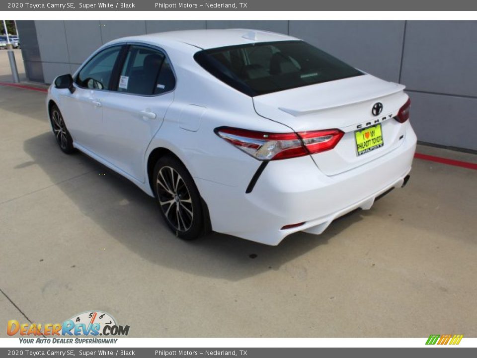 2020 Toyota Camry SE Super White / Black Photo #6