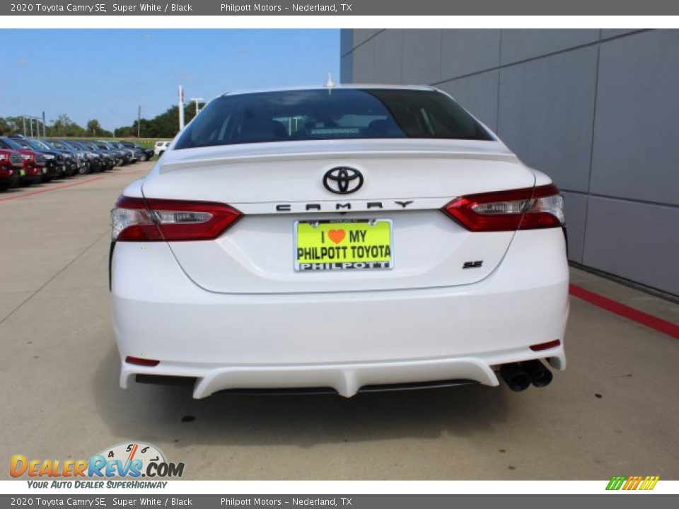 2020 Toyota Camry SE Super White / Black Photo #7