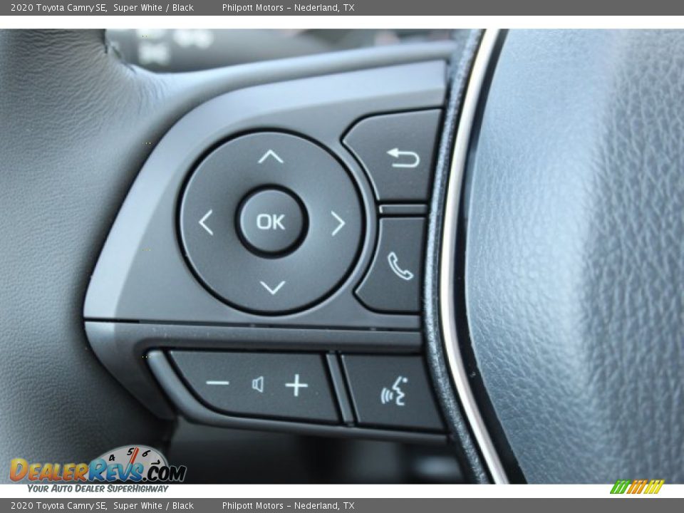 2020 Toyota Camry SE Super White / Black Photo #12