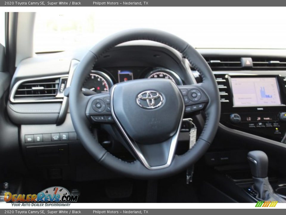 2020 Toyota Camry SE Super White / Black Photo #22