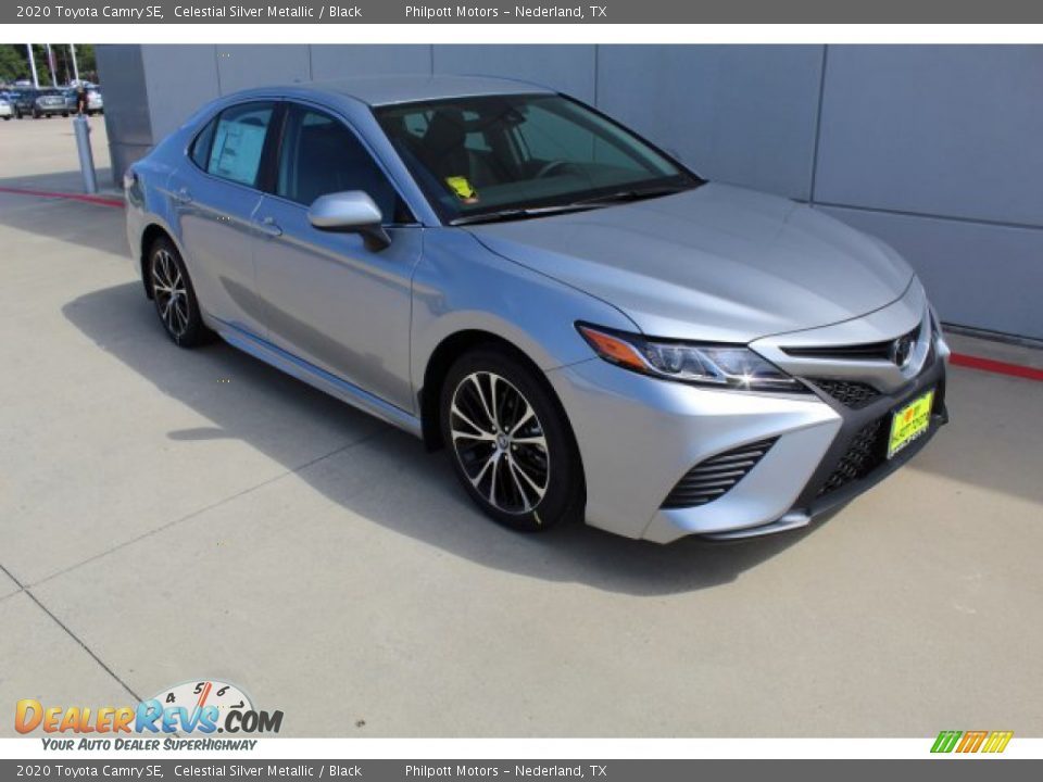 2020 Toyota Camry SE Celestial Silver Metallic / Black Photo #2