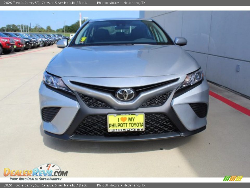 2020 Toyota Camry SE Celestial Silver Metallic / Black Photo #3