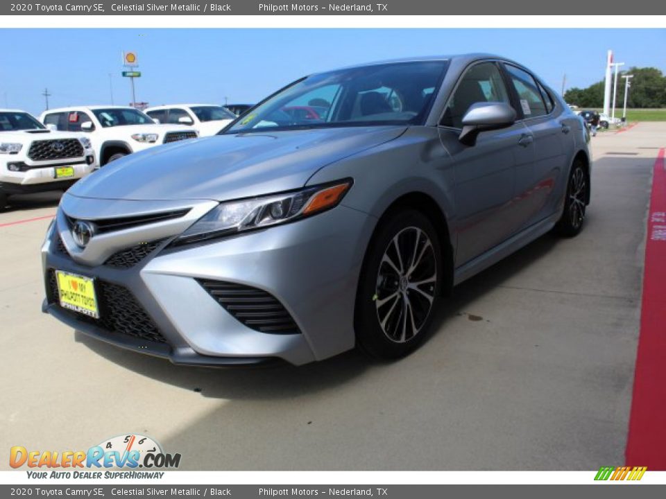 2020 Toyota Camry SE Celestial Silver Metallic / Black Photo #4