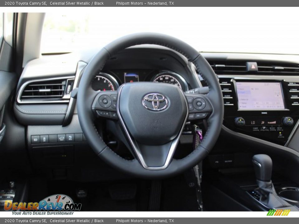 2020 Toyota Camry SE Celestial Silver Metallic / Black Photo #21