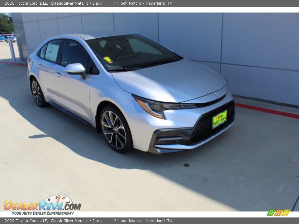 2020 Toyota Corolla LE Classic Silver Metallic / Black Photo #2