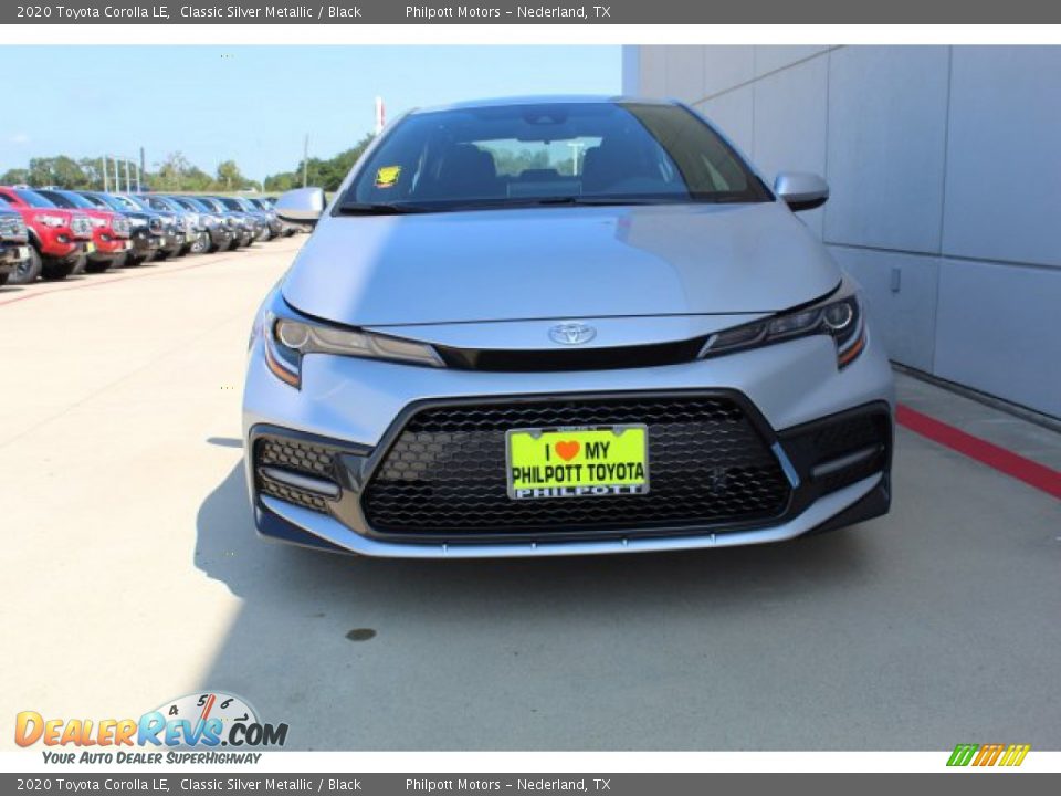 2020 Toyota Corolla LE Classic Silver Metallic / Black Photo #3