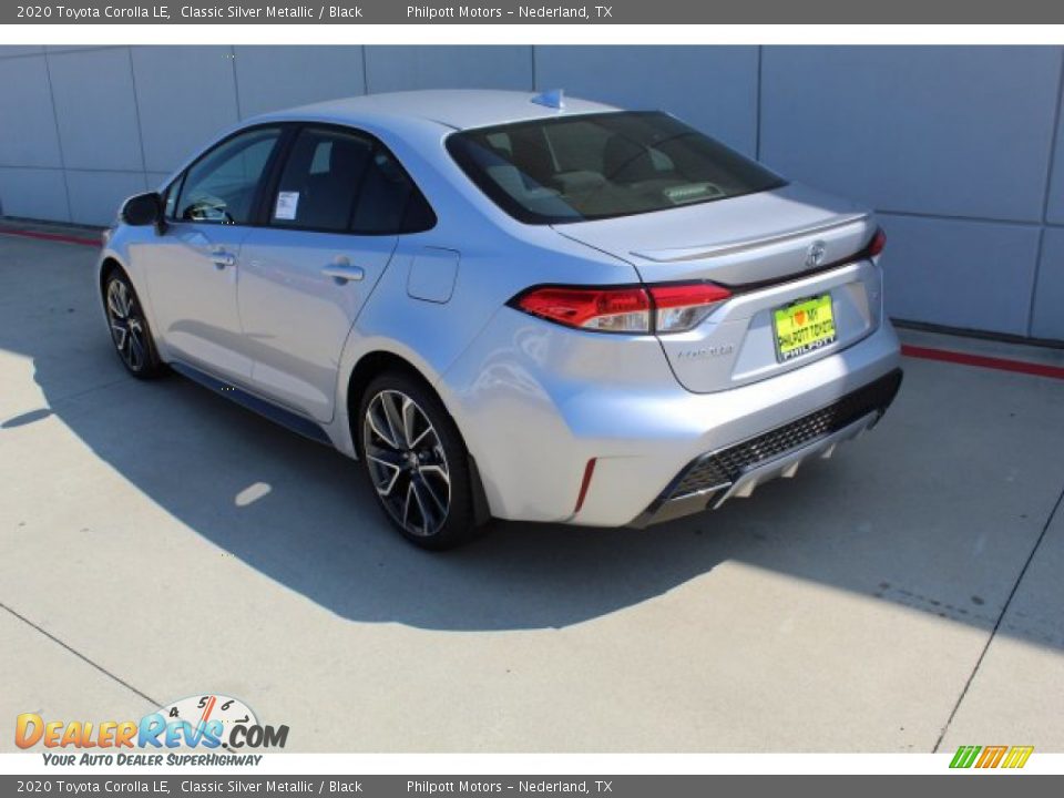 2020 Toyota Corolla LE Classic Silver Metallic / Black Photo #6