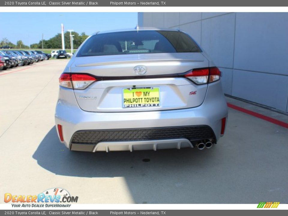 2020 Toyota Corolla LE Classic Silver Metallic / Black Photo #7