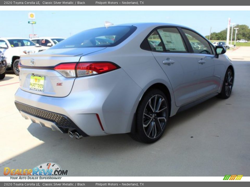 2020 Toyota Corolla LE Classic Silver Metallic / Black Photo #8