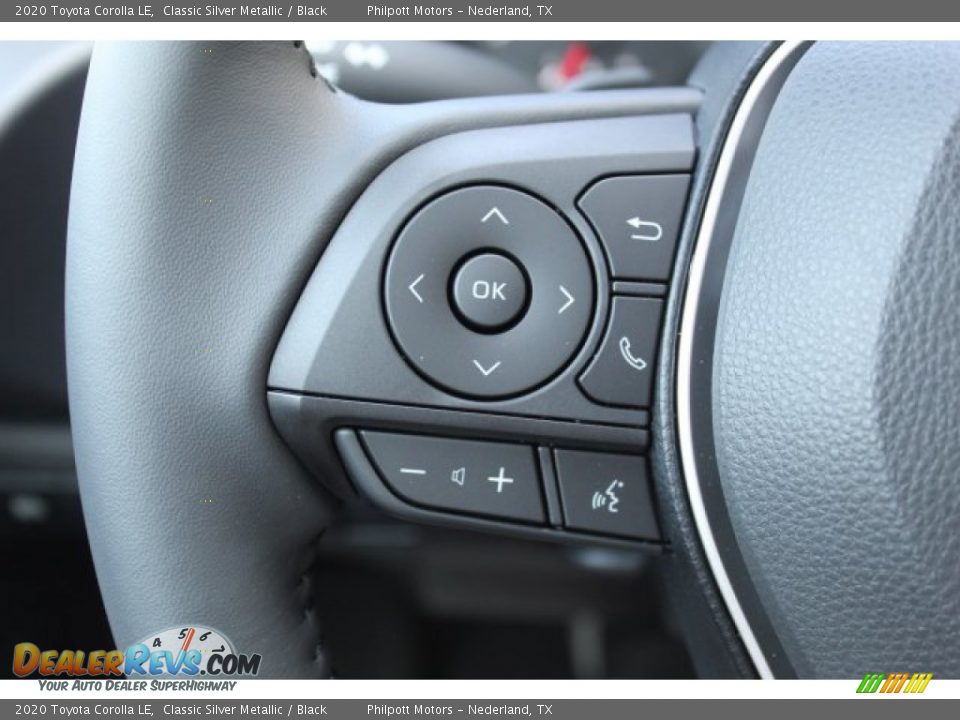 2020 Toyota Corolla LE Classic Silver Metallic / Black Photo #11