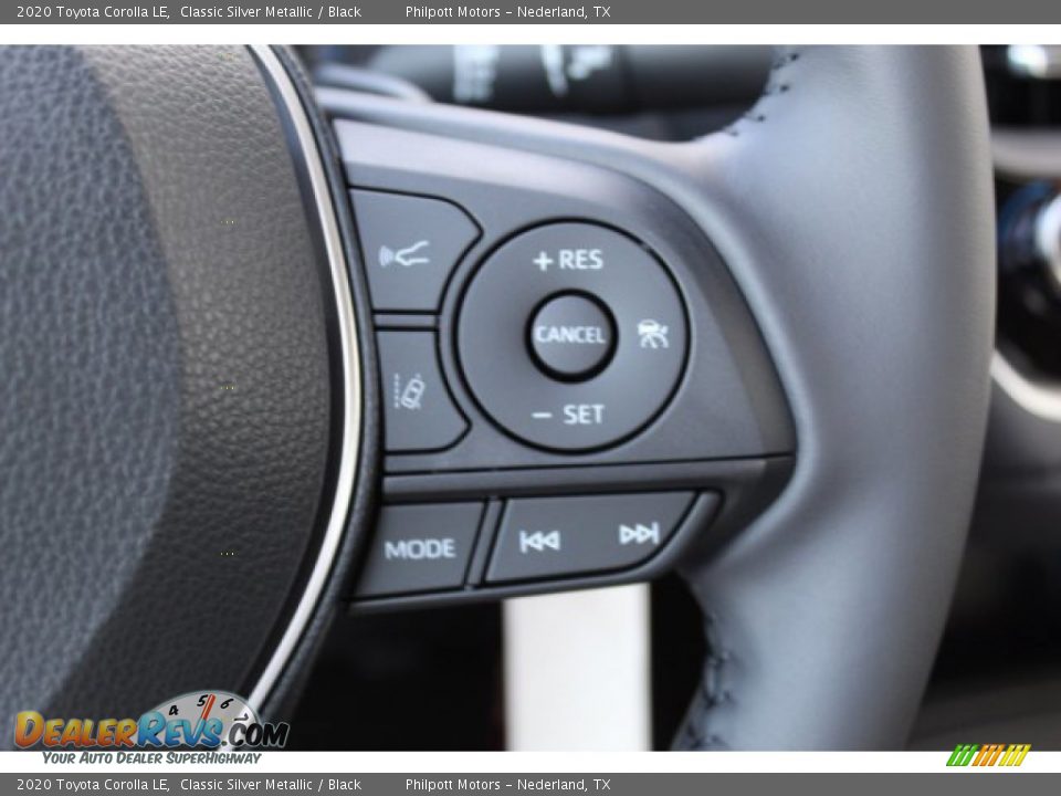 2020 Toyota Corolla LE Classic Silver Metallic / Black Photo #12