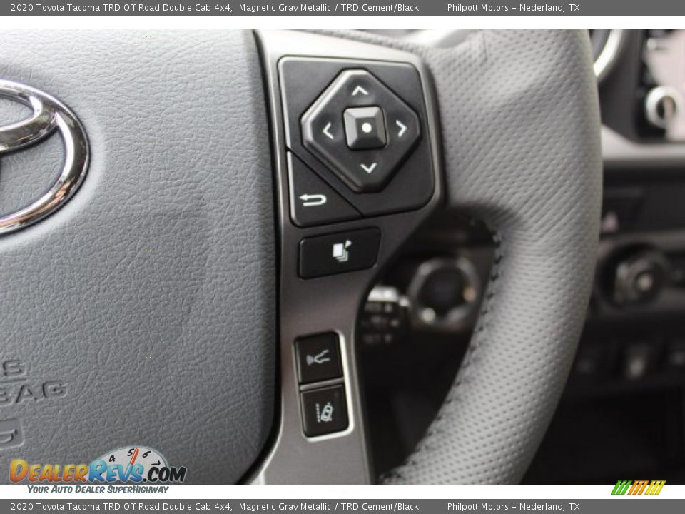 2020 Toyota Tacoma TRD Off Road Double Cab 4x4 Steering Wheel Photo #13