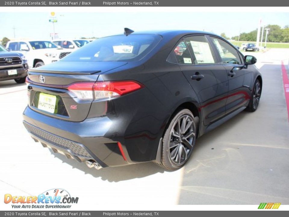 2020 Toyota Corolla SE Black Sand Pearl / Black Photo #8