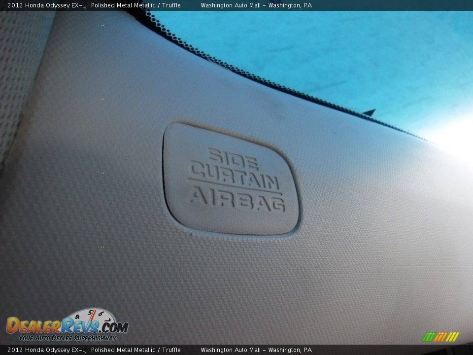 2012 Honda Odyssey EX-L Polished Metal Metallic / Truffle Photo #20