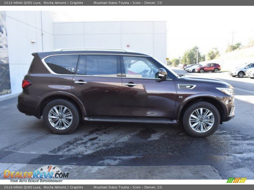 2019 Infiniti QX80 Luxe Mocha Almond / Graphite Photo #7