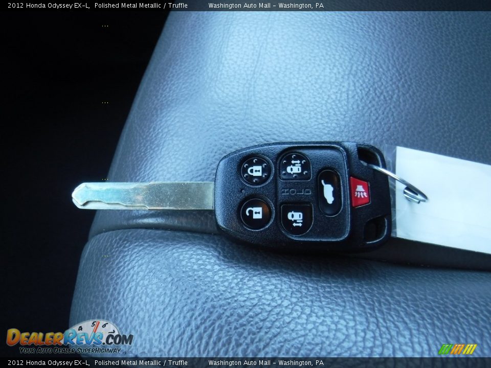 2012 Honda Odyssey EX-L Polished Metal Metallic / Truffle Photo #28