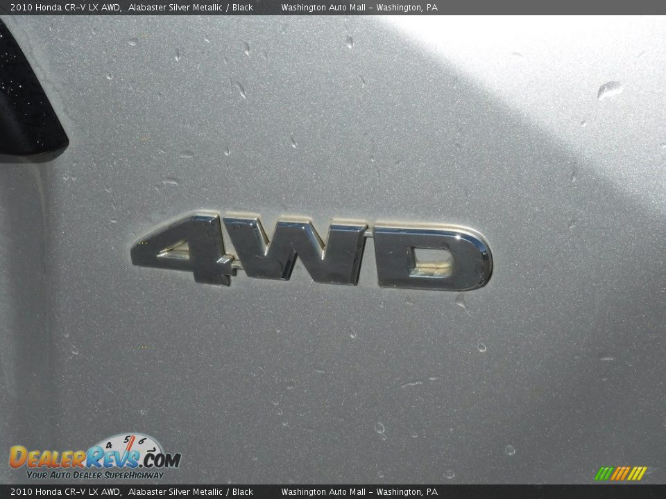 2010 Honda CR-V LX AWD Alabaster Silver Metallic / Black Photo #9