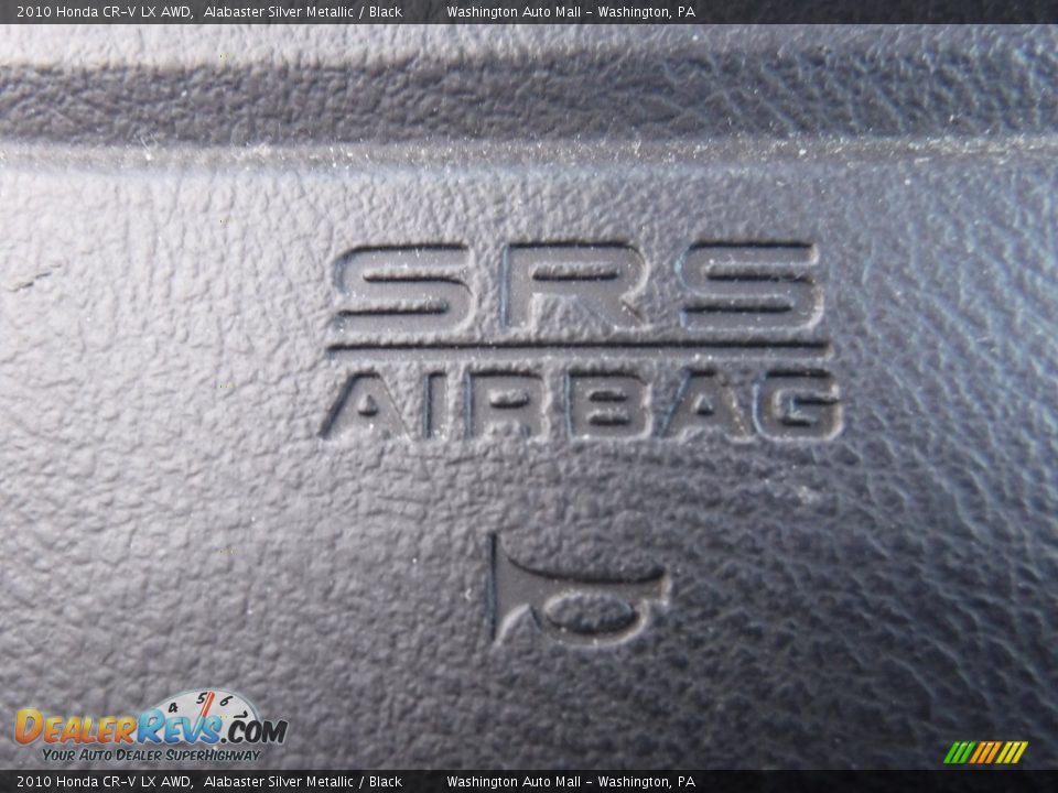 2010 Honda CR-V LX AWD Alabaster Silver Metallic / Black Photo #17