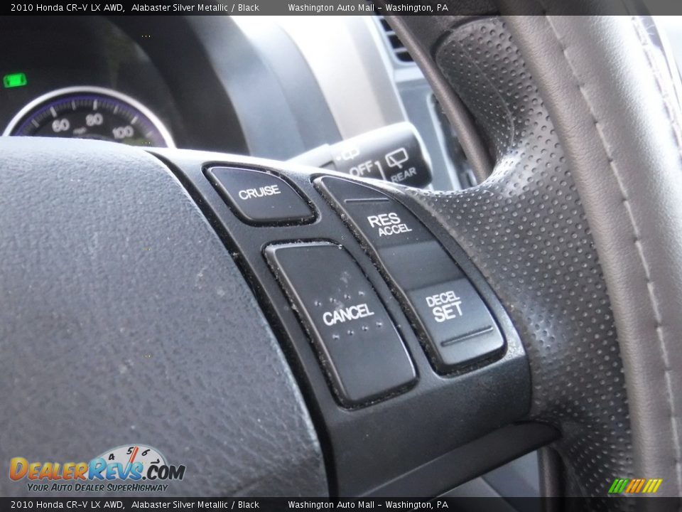 2010 Honda CR-V LX AWD Alabaster Silver Metallic / Black Photo #18